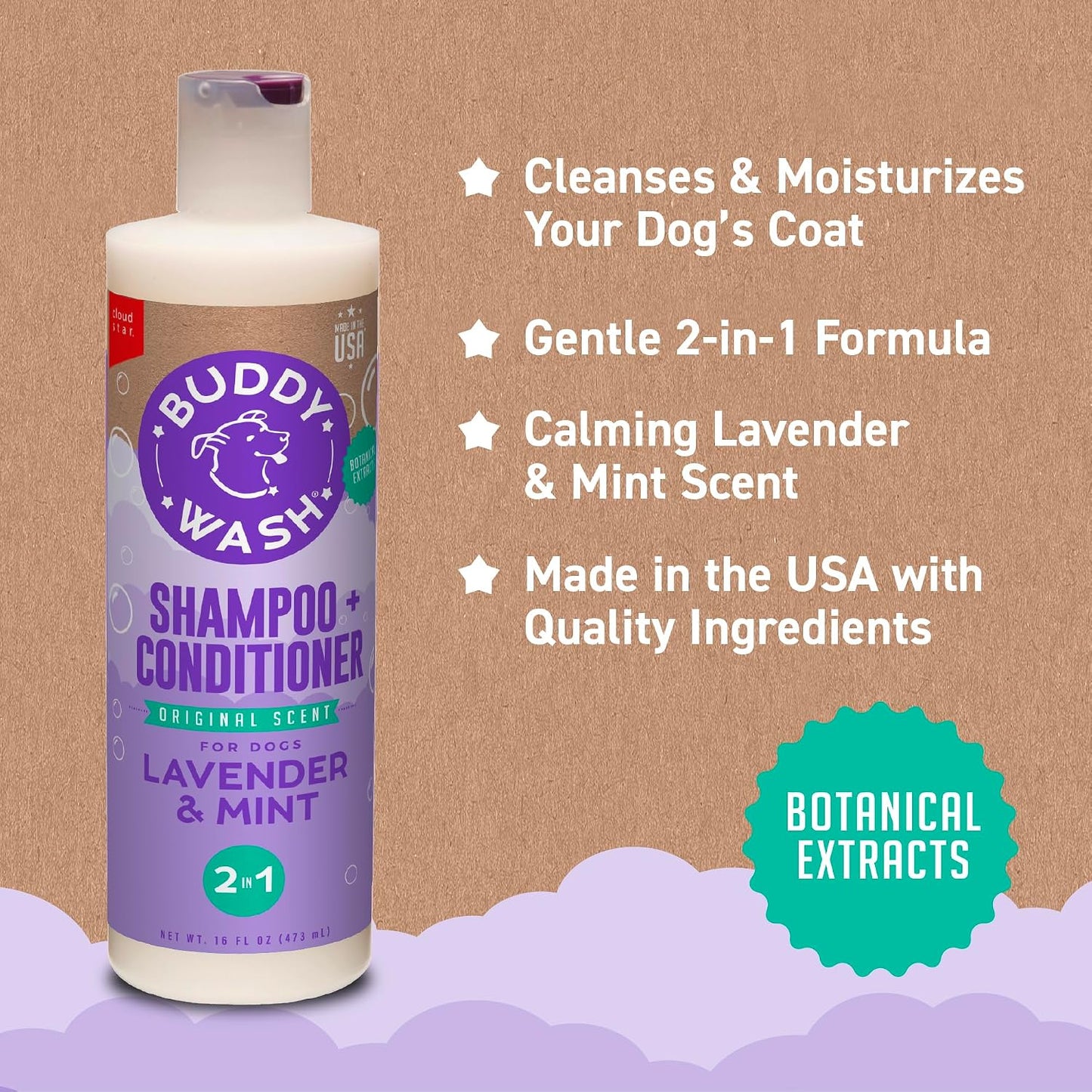Buddy Wash-Shampoo and conditioner