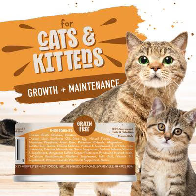 Earthborn Holistic Chicken Jumble with Liver Grain-Free Natural Canned Cat & Kitten Food, 5.5-oz