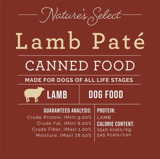 Lamb & Rice Formula Paté Canned Dog Food