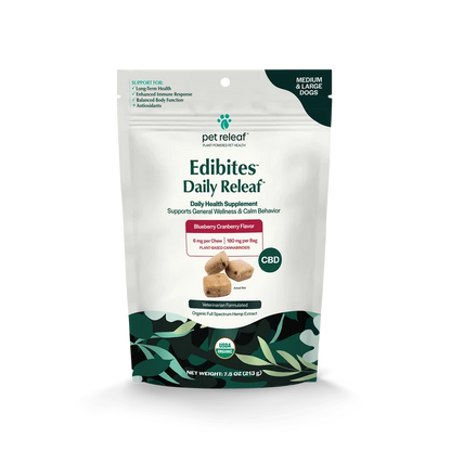 Daily Releaf Hemp Edibites for Dogs – Blueberry Cranberry