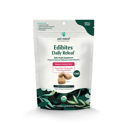 Daily Releaf Hemp Edibites for Dogs – Blueberry Cranberry