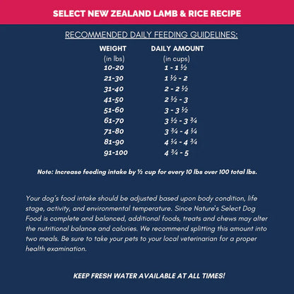 New Zealand Recipe - Lamb & Rice Dry Dog Food - Sensitive Stomach