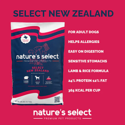 New Zealand Recipe - Lamb & Rice Dry Dog Food - Sensitive Stomach