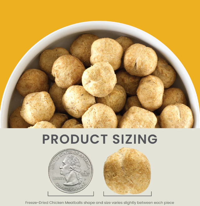 Freeze Dried Chicken Meatballs Quality Dog Treats