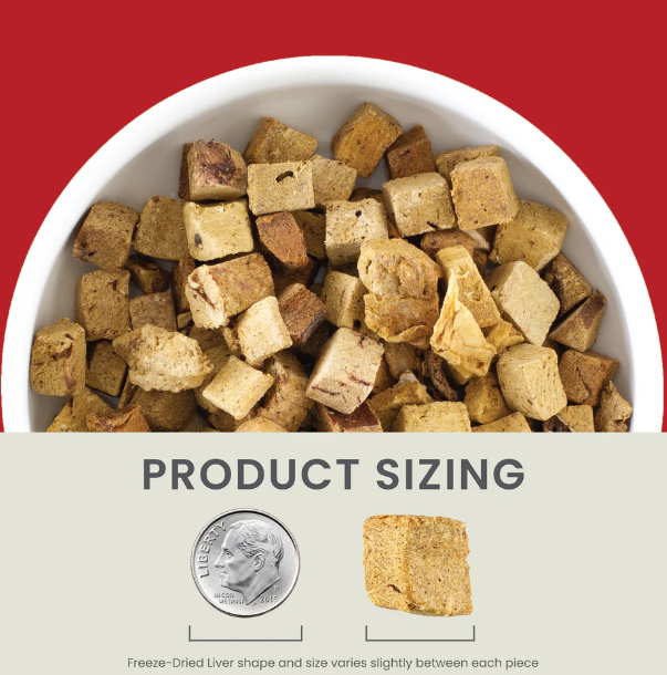 Freeze-Dried All-Beef Liver Natural Dog & Cat Treats