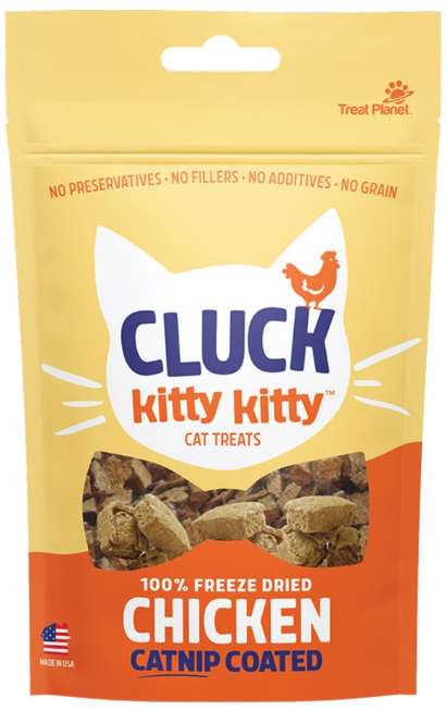 CLUCK | Kitty Kitty Cat Treat w/ Catnip