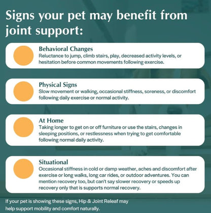 Hip & Joint Releaf CBD Edibites For Dogs – Peanut Butter Banana