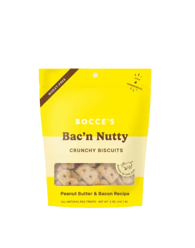 Bac'n Nutty Crunchy Biscuts Dog Treats