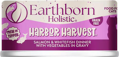 Earthborn Holistic Harbor Harvest Grain-Free Natural Canned Cat & Kitten Food, 5.5-oz can